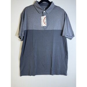 Polo Shirts Men Moisture Wicking Short Sleeve Outdoor Sports‎ Performance Sz L